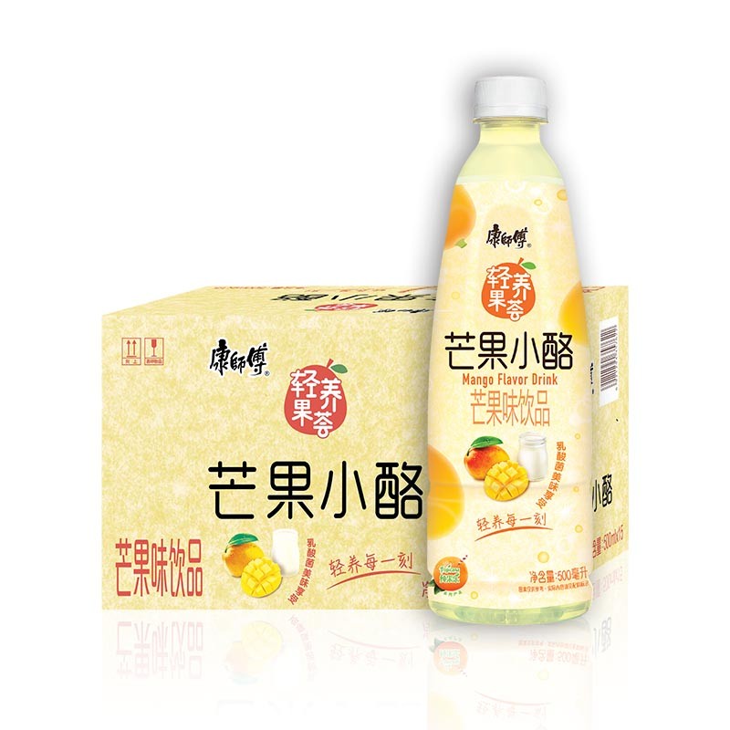 康师傅 芒果小酪 风味果汁饮料 500ml